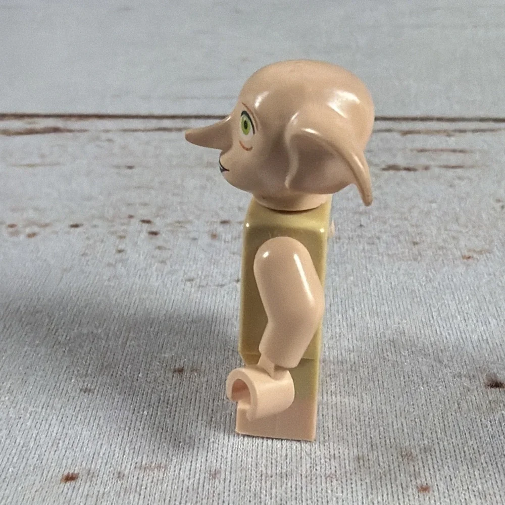 Lego Dobby (Elf) 75968 Light Nougat Open Mouth Smile Harry Potter Minifigure - Picture 5 of 5